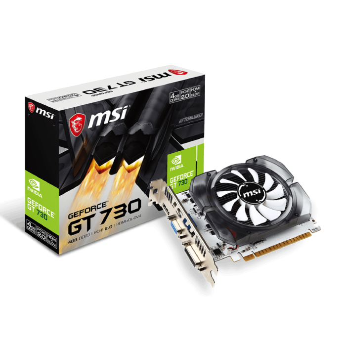 MSI GeForce GT-730 DDR3 128 bits Graphics Card